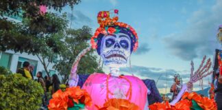 Magna Comparsa de Día de Muertos inunda las calles de Oaxaca
