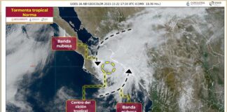Protección Civil mantiene monitoreo ante depresión tropical 18-E