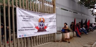 Sindicalizados de salud protestan en la JLCYA, exigen recontratación