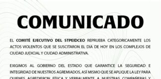 Garantías de seguridad y castigo para los manifestantes violentos: STPEIDCEO.