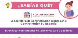 Apoya Secretaría de Administración a madres trabajadoras con lactario