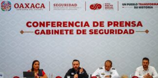 Trabaja SSPC por la transformación de Oaxaca, con paz y seguridad