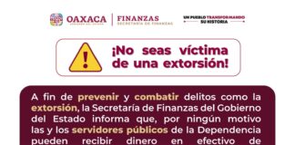 Previene Sefin a personas contribuyentes ante posibles casos de extorsión en procesos administrativos