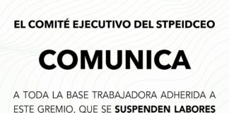 Nuevamente STPIDCEO suspende labores, ahora por Día de la Revolución