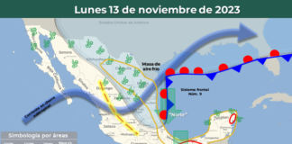 Pronostican lluvias variables, frío y norte en varias regiones de Oaxaca
