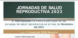 Realiza IMSS Oaxaca Jornadas de Salud Reproductiva 2023
