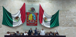 Con protesta de la S.22, titular de Sego entrega informe ante el Congreso