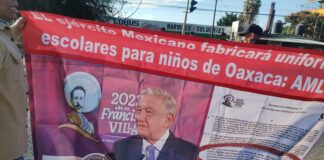 Se activan protestas durante la visita de AMLO a Oaxaca