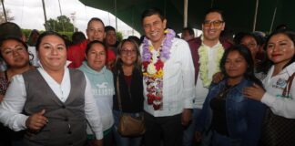 Destinan acciones de infraestructura carretera, salud y alimentación para Ejutla de Crespo