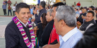 Ofrece Salomón Jara hacer un buen gobierno con inversión e más de 17 mdp en San José del Progreso