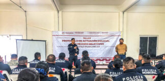 Fortalece SESESP desempeño policial en las ocho regiones de Oaxaca
