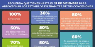 Invita Semovi a personas concesionarias a aprovechar el programa de estímulos fiscales