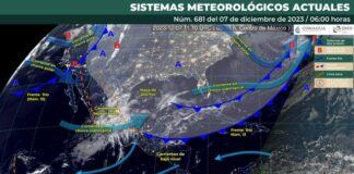 Continuarán las bajas temperaturas, lluvias aisladas y fuertes vientos del Norte: Protección Civil