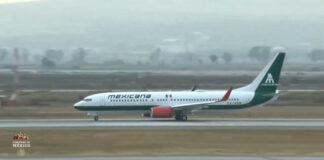 Desvían el primer vuelo de Mexicana de Aviación