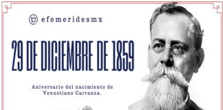 EfeméridesRIO: Aniversario del nacimiento de Venustiano Carranza