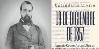 EfeméridesRIO: Ignacio Comonfort publica un manifiesto adhiriéndose al Plan de Tacubaya