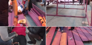 Atiende y apoya Gobierno del Estado a personas lesionadas por caída de gradas