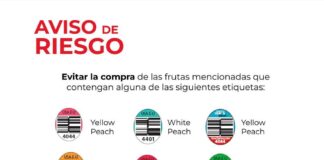 Exhorta SSO a evitar la compra de frutas de la marca HMC Farms
