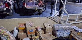 Policía Estatal detecta y decomisa material de pirotecnia en la Central de Abasto