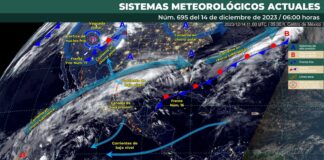 Prevén temperaturas bajas y lluvias aisladas para este jueves