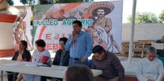 Ejidatarios de Pueblo Nuevo rechazan iniciativa para gravar ejidos en Oaxaca