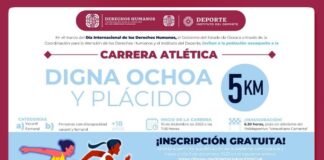 Invitan a participar en carrera atlética Digna Ochoa y Plácido