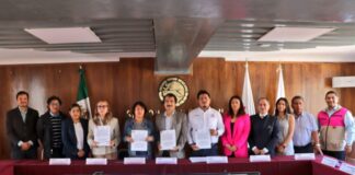 Suscriben Convenio de Colaboración INE-IEEPCO -IEEPO para las Elecciones 2024 en Oaxaca