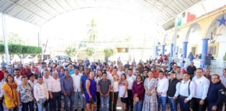 El destino de Oaxaca no es la pobreza, sino el desarrollo, afirma Salomón Jara en San Nicolás Hidalgo