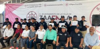 Capacitan a Policía Municipal de Villa de Zaachila en educación y seguridad vial