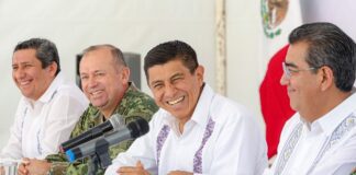 Oaxaca y Puebla fortalecerán la seguridad pública en zona limítrofe para garantizar paz y bienestar