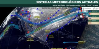 Se esperan lluvias ligeras, evento fuerte de norte y bajas temperaturas en el estado