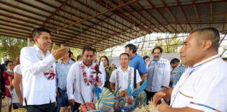 Gobernador de Oaxaca tiende la mano a San Martín Tilcajete con más de 23 mdp