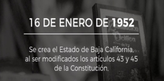 EfeméridesRIO: Se crea el estado de Baja California