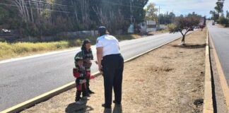 Rescatan a dos niños que deambulaban solos desde la noche de ayer.