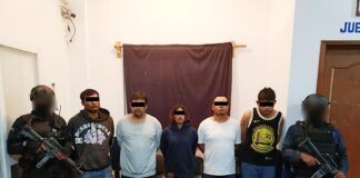 Policía municipal detiene a presuntos integrantes del CJNG por delitos de aportación ilegal de armas