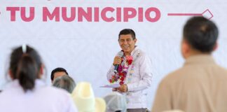 Construye Gobierno del Estado caminos e infraestructura educativa en beneficio de San Mateo Río Hondo