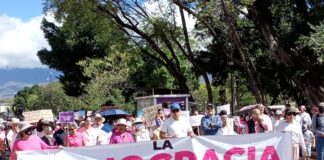 Se suman en Oaxaca a la Marcha Nacional por la Democracia