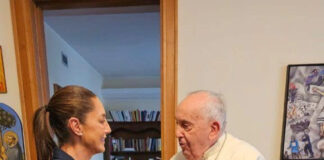Se reúne Claudia Sheinbaum con el papa Francisco