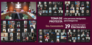 Toman protesta presidencias y secretarías de 19 CME del IEEPCO