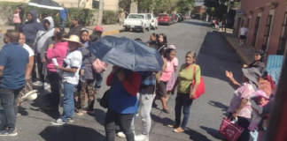 Protestan pobladores de San Jacinto por falta de agua