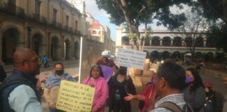 Protestan ex trabajadores de “Novopan”, exigen pago de indemnización