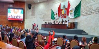 Cámara de Diputados de Oaxaca, sede del Sexto Congreso de la Mujer Oaxaqueña