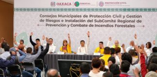 Fortalecen acciones de atención y prevención de incendios forestales en la Mixteca