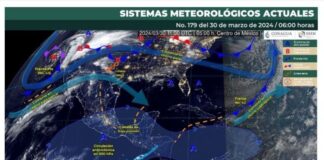 Pronostican ligera probabilidad de lluvia por fuerte calentamiento diurno