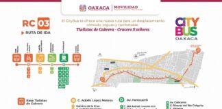 Nueva ruta del Citybus RC03 cubrirá de Tlalixtac de Cabrera al Crucero de 5 Señores