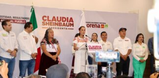 Confirma Sheinbaum que van por las tres senadurías y desaparecer al PRI