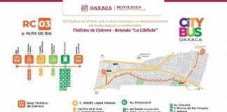 Inicia nueva ruta del Citybus, cubrirá de Tlalixtac a la rotonda de La Libélula en la capital oaxaqueña