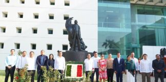 Conmemoran congresistas el 218 aniversario del natalicio del expresidente Benito Juárez García