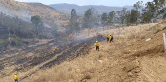 Liquidado incendio en Santa Cruz Xoxocotlán