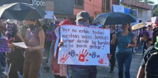 Saldo blanco en marcha del 8M en Oaxaca; participan 3 mil personas